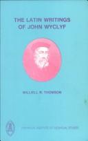 Cover of: The Latin writings of John Wyclyf: an annotated catalog