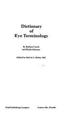 Dictionary of eye terminology by Barbara Cassin