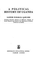 Cover of: A political history of Uganda