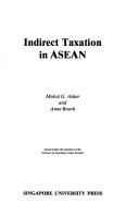 Cover of: Indirect taxation in ASEAN | Mukul G. Asher