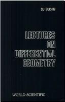 Cover of: Lectures on differential geometry