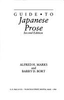 Cover of: Guide to Japanese prose