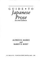 Guide to Japanese prose by Alfred H. Marks