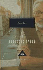 Cover of: The periodic table by Primo Levi