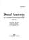 Cover of: Dental anatomy