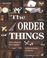 Cover of: The  order of things