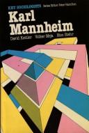 Cover of: Karl Mannheim