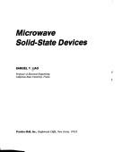 Cover of: Microwave solid-state devices