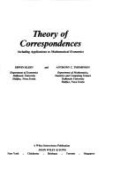 Cover of: Theory of correspondences: including applications to mathematical economics