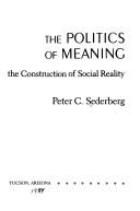 Cover of: The politics of meaning: power and explanation in the construction of social reality