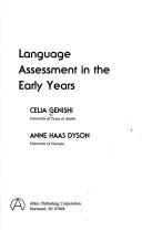 Cover of: Language assessment in the early years