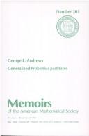Cover of: Generalized Frobenius partitions by George E. Andrews