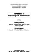 Cover of: Handbook of psychological assessment by edited by Gerald Goldstein, Michel Hersen.