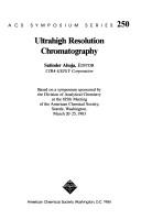 Cover of: Ultrahigh resolution chromatography