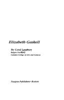 Cover of: Elizabeth Gaskell by Coral Lansbury