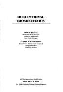 Cover of: Occupational biomechanics by Don B. Chaffin