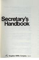 Cover of: The Professional secretary's handbook. by 