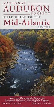 Cover of: National Audubon Society field guide to the Mid-Atlantic states by Peter Alden ... [et al.].