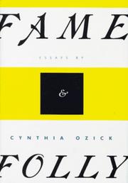 Cover of: Fame & folly by Cynthia Ozick