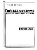 Cover of: Digital systems by Ronald J. Tocci