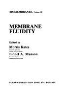 Cover of: Membrane fluidity