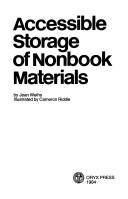 Cover of: Accessible storage of nonbook materials