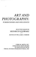 Cover of: Art and photography: forerunners and influences : selected essays