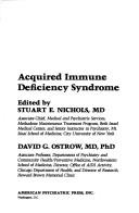Cover of: Psychiatric implications of acquired immune deficiency syndrome