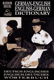 Cover of: German-English English-German Dictionary