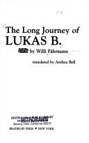 Cover of: The long journey of Lukas B.