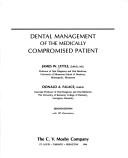 Cover of: Dental management of the medically compromised patient