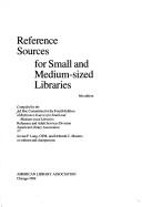Cover of: Reference sources for small and medium-sized libraries