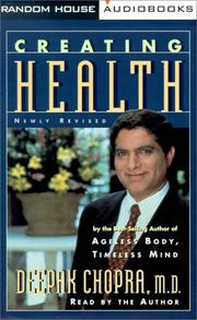 Cover of: Creating Health by read by the author