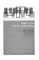 Cover of: Ethics in the practice of psychology