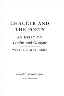 Cover of: Chaucer and the poets | Wetherbee, Winthrop