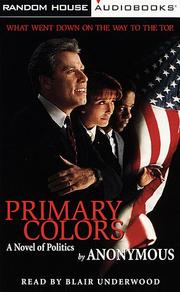 Cover of: Primary Colors by Anonymous