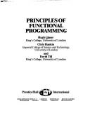 Cover of: Principles of functional programming