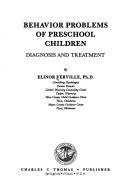 Cover of: Behavior problems of preschool children: diagnosis and treatment