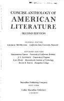 Cover of: Concise anthology of American literature by George L. McMichael, Frederick C. Crews