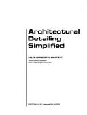 Cover of: Architectural detailing simplified