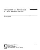 Cover of: Development and maintenance of large software systems