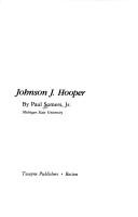 Johnson J. Hooper by Paul Preston Somers, Jr.