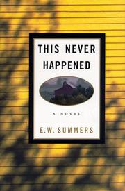 Cover of: This never happened: a novel