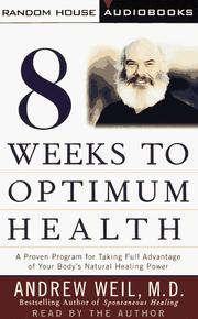 Cover of: 8 Weeks to Optimum Health