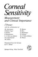 Cover of: Corneal sensitivity: measurement and clinical importance