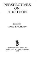 Cover of: Perspectives on abortion