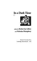 Cover of: In a dark time by edited by Robert Jay Lifton and Nicholas Humphrey.