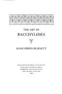 Cover of: The art of Bacchylides