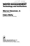 Cover of: Water management by Warren Viessman