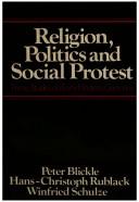 Cover of: Religion, politics, and social protest: three studies on early modern Germany